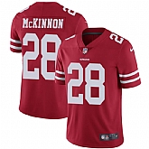 Nike Men & Women & Youth 49ers 28 Jerick McKinnon Red NFL Vapor Untouchable Limited Jersey,baseball caps,new era cap wholesale,wholesale hats